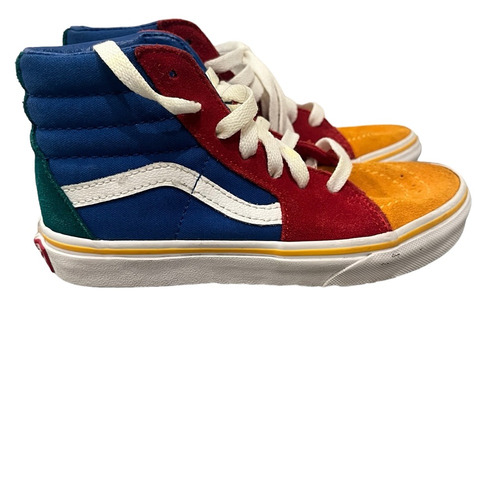 Colorblock high top Vans